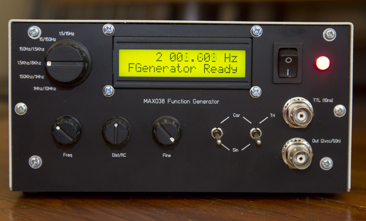 Max038 function lab generator