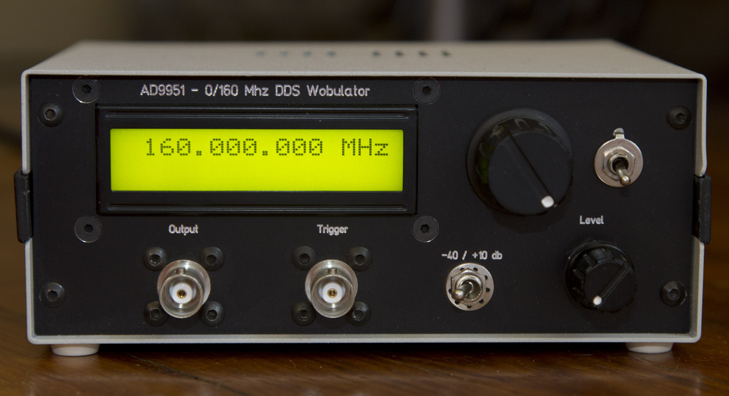 DDS AD9951 - 0/160 Mhz Wobulator [Update 11/07]