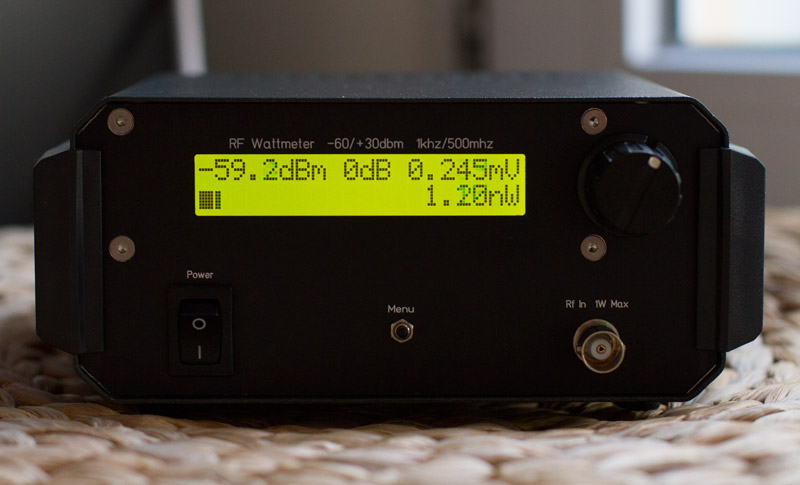 Digital RF Milliwattmeter DC to 500 Mhz - 1W