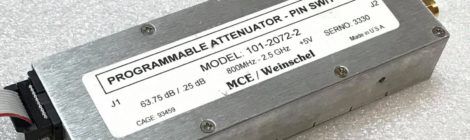 Atténuateur programmable MCE-Weinschel 101-2072-2